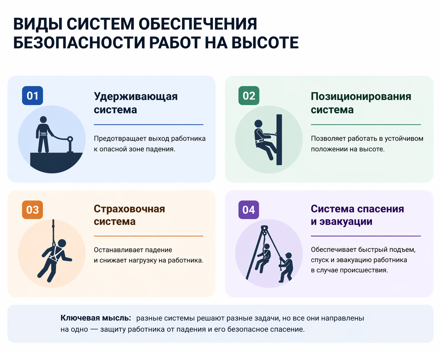 Виды систем обеспечения безопасности